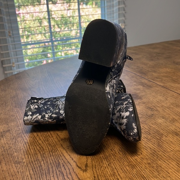 Merona blue/grey/silver short boots 8.5 - Picture 7 of 10